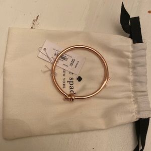 Kate Spade Rose Gold Knot Bangle